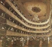 Gustav Klimt Auditorium of the old Burgtheater (mk20) oil painting on canvas